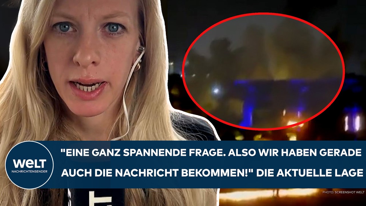 IRAN: "Eine ganz spannende Frage. Also wir haben ja gerade auch die Nachricht bekommen!" Die Lage!