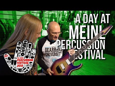A day at the Meinl Percussion Festival with cool people!