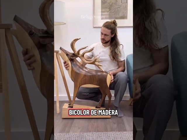 Vídeo relacionado con Generisch Figuras de Highland | Figura de de madera Highland, decoración