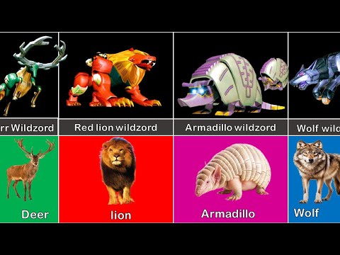 POWER RANGERS WILDFORCE ZORDS VS REALITY…