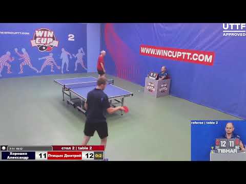 Хорошко Александр 0-3 Птицын Дмитрий Турнир Восток 4 WIN CUP 29.07.2021. Прямой эфир Зал 2.