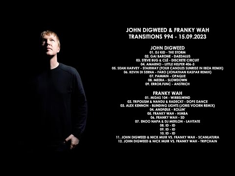 JOHN DIGWEED (UK) & FRANKY WAH (UK) @ Transitions 994 15.09.2023