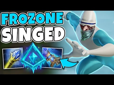 BECOME A LEGIT FREEZE RAY WITH FULL ICY SINGED! (GLACIAL AUGMENT) - League of Legends