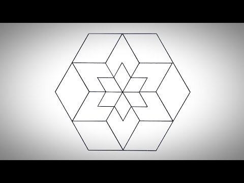 Easy Geometric Hexagon Design