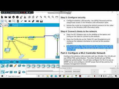 13.5.1 Cisco Packet Tracer WLAN KONFIGURATION