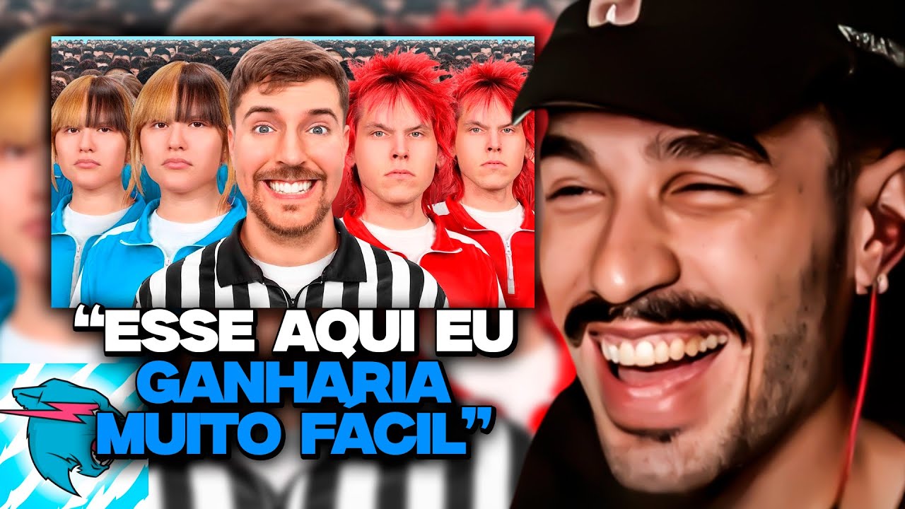 100 GÊMEOS IDÊNTICOS DISPUTAM $250,000! - MR BEAST | REACT DO STAG
