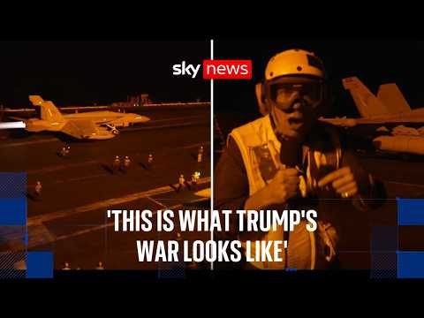 'This is what Trump's war looks like close up' - onboard the USS George Washington