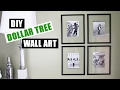 DOLLAR TREE DIY Floating Frame Art | Dollar Store DIY Gallery Wall Art | Cheap DIY Wall Art Decor