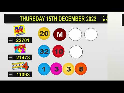 NLCB Online Draws Thursday 15th December 2022