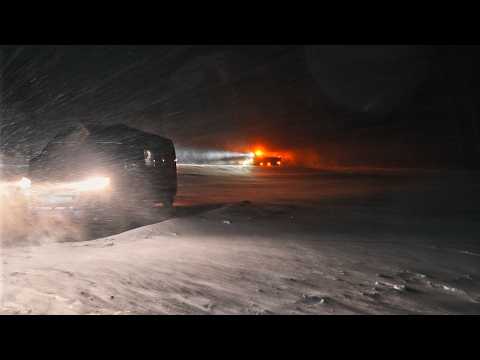 Surviving BLIZZARD Stranded in EXTREME ARCTIC SNOWSTORM - Winter Van Life Solo Camping Travel Vlog