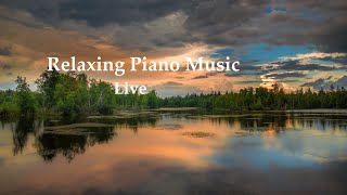 Relaxing Piano Music; River, Waterfall, Birds, Nature, Peabody River HD