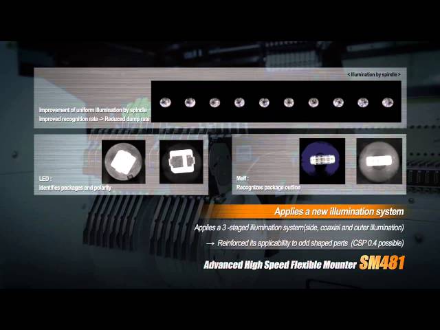 Samsung SM482 Flexible, SMART Pick & Place machine