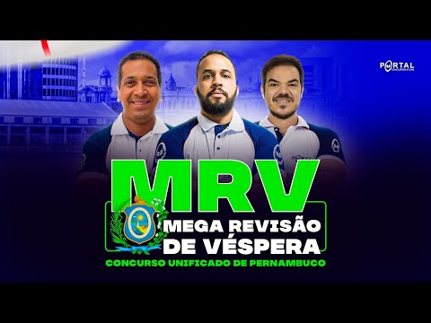 CONCURSO CPU/PE - MEGA REVISÃO DE VÉSPERA