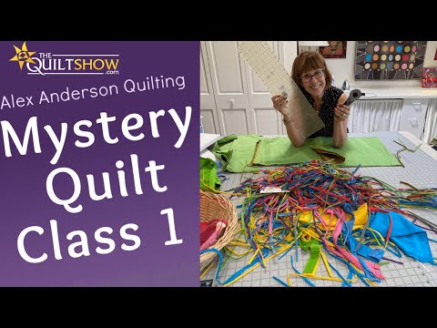 Alex Anderson LIVE: Kaffe Mystery Quilt Class 1 - Double X Quilt Block