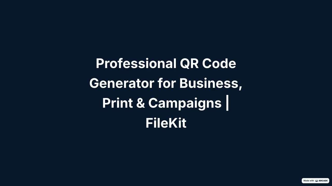 FileKit QR demo video FileKit QR demo video
