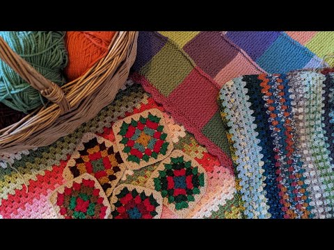 Stitched by Mrs D knitting and crochet podcast - episode 38. Blankets and a catch up