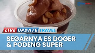 Jajal Kesegaran Es Doger dan Podeng Super Mang Apay Kumis Tea, Kuliner Legendaris di Jakarta Timur