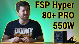 FSP HYPER 80+ PRO 550W (H3-550) - відео 2