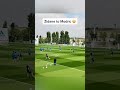 Never Forget When Zinedine Zidane Assisted Luka Modric Via RealMadrid IG Shorts