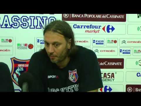 Virtus Cassino v Scuba Frosinone interviste