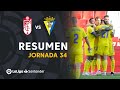 Resumen de Granada CF vs Cádiz CF (0-1)