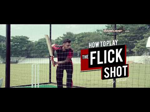 flick shot techniques by virat kohli