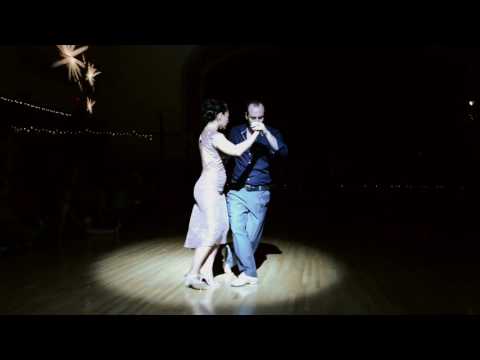  Pablo Rodriguez  and  Corina Herrera  are  dancing  at  Portland tango festival  in  2016