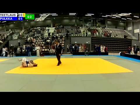 Finnish Judo Open 2018: M21-66: TEETLAUS - PULKKA