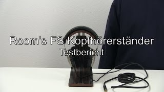 Testbericht: Room's FS Kopfhörerständer (mit Makassar-Furnier)
