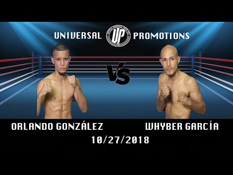 Orlando González vs Whyber García - 10/27/2018