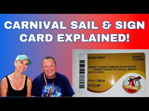 Carnival Sail & Sign Card Explained! Important Info For First Time Cruisers!