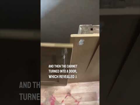 He found a secret room in his house 😱