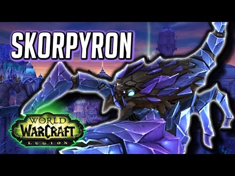 WOW Legion ► First Boss in the Nighthold - Skorpyron [Demon Hunter Tank]