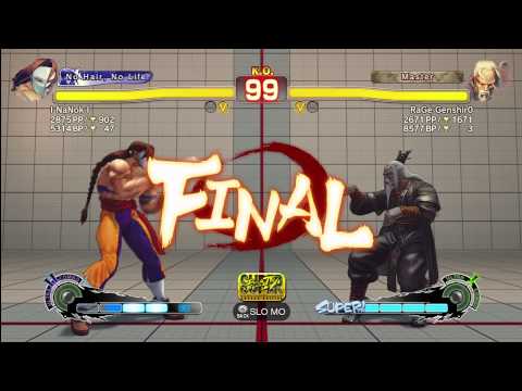 SSF4 AE Europe Ranked: I NaNok I(Vega) vs RaGe Genshir0(Gen)