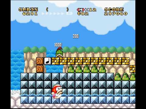 Lets Play Super Mario Bros. 3X [3] Water Levels!