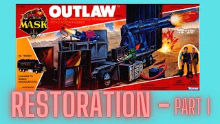 KENNER M.A.S.K. OUTLAW TRUCK - RESTORATION PART ONE