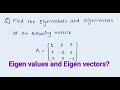 27 Example Problems On Eigenvalues Eigenvectors Engineering Mathematics Linear Algebra
