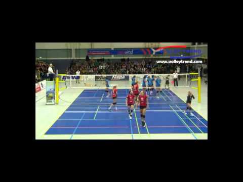 Ksenija Ivanovic, Blue T-shirt #12, VC Wiesbaden - VT Aurubis Hamburg