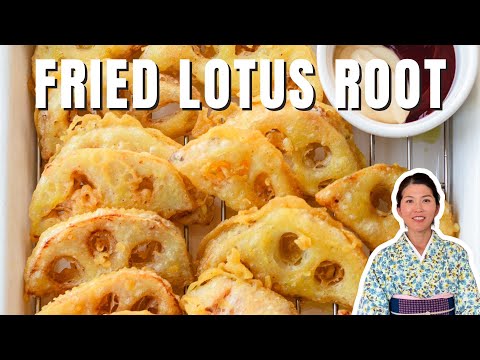 Deep Fried Lotus Root | Crispy Lotus Root Recipe | Chef JA Cooks