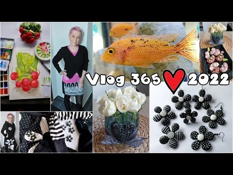 Vlog 365/22 - šperky, ředkvičky, váza a rybičky...