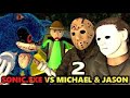 SONIC EXE Vs MICHAEL MYERS JASON Ft BALDI HALLOWEEN CHALLENGE Official Minecraft Animation