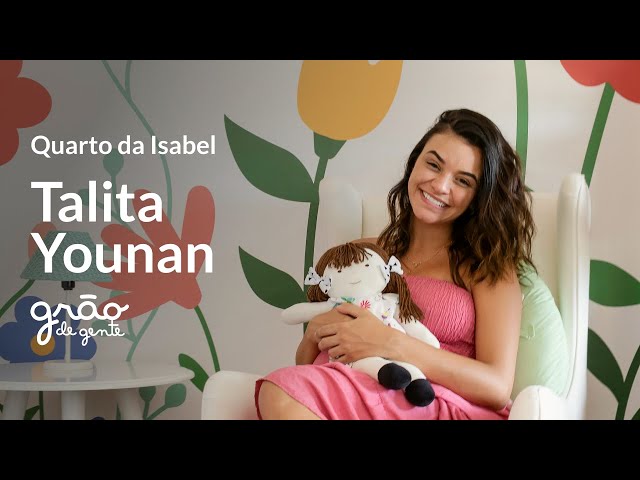 QUARTO DE BEBÊ MENINA: TALITA YOUNAN SE EMOCIONA COM O QUARTO DA FILHA | GRÃO DE GENTE