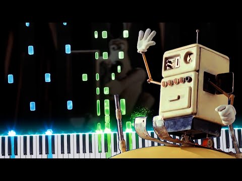 Wallace & Gromit: A Grand Day Out  - FULL SCORE: Piano Tutorial