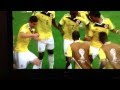 Colombia goal celebration (better quality)