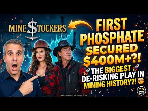 🚀 This Junior Miner Just Secured $400M+?! 𝔽𝕚𝕣𝕤𝕥 ℙ𝕙𝕠𝕤𝕡𝕙𝕒𝕥𝕖 Stock is INSANE! 🧪🔋| NewsFlash