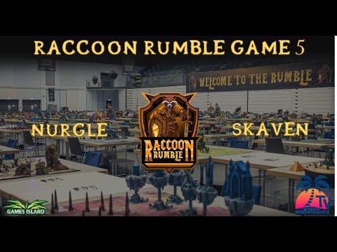 Raccoon Rumble Game 5: Nurgle vs skaven