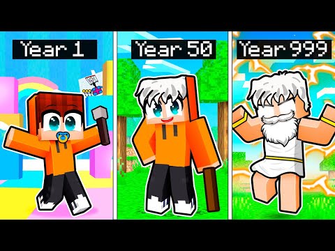 Unbelievable: Jamesy Lives 999 Years in Minecraft!