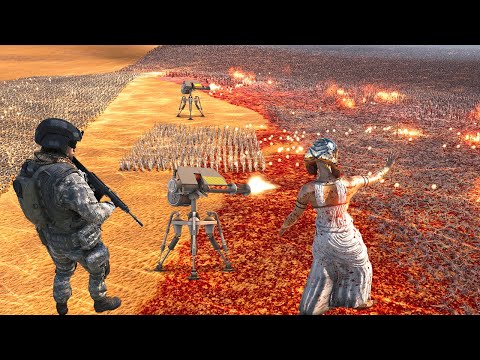 2 million zombies & orc warriors attacked on Strategic Delta Force ! ultimate Epic Battle Simulator2