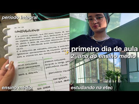 primeiro dia de aula (rotina de uma estudante da etec)