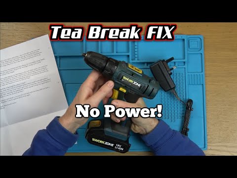 No Power on a Cordless DRILL - Tea Break Fix